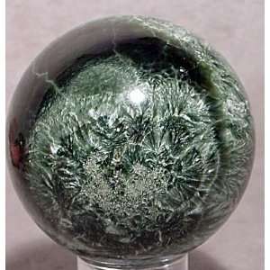 Clinochlore Seraphinite Natural Crystal Sphere Russia  