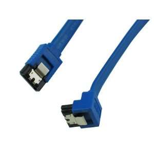  OKGear 18 in SATA 3 Cable Blue Straight to Right 