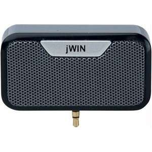  jWIN JSP15BLK Mini Stereo Speaker with 2.5mm and 3.5mm 
