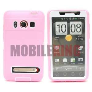  (MOBILE KING) Dual Ultra Rugged Protector Case ¡V Pink 
