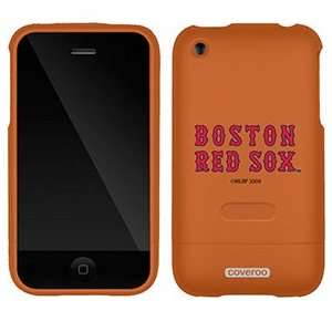  Boston Red Sox Text on AT&T iPhone 3G/3GS Case by Coveroo 