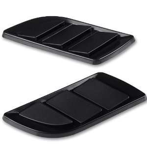  Jet Black ABS Plastic SUV Duct Air Scoop Hood Intake Vent Cover 