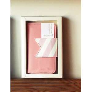   . iPhone 4 & 4S Wallet Type Leather Case   Baby Pink 