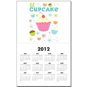 Calendar Print w Current Year Lil Cupcake