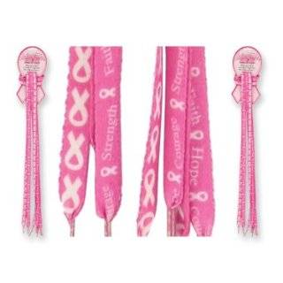 Breast Cancer Support Pink Ribbon Shoelaces 45 Shoes