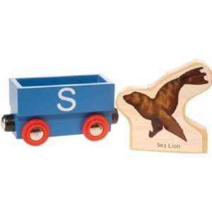  Wooden Alphabet Train  S (Sea Lion) Toys & Games