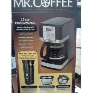  12 Cup Programmable Coffee Maker w/ Bonus Coffee Grinder 