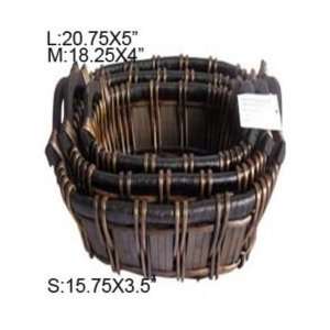  Large Wide Willow Baskets REDEN5147