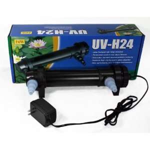  UV H24 Aquarium or Pond Sterilizer 24 Watt With 120 Gallons 