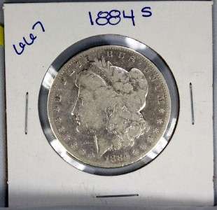 1884 S MORGAN SILVER DOLLAR GUARANTEE AUTHENTIC US COIN MINTED US MINT 
