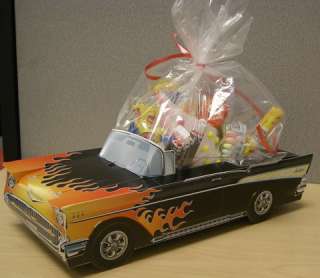 57 Chevy Cardboard Car Centerpiece filled w/50s CANDY  
