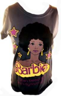   Shirt   Classic 1980 Funky Fun Black Barbie Graphic Clothing