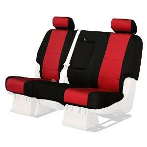   Custom Fit Front Bench Seat Cover   Neoprene, Red Automotive