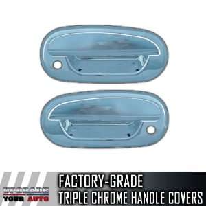1997 2004 Ford F150 2dr Chrome Door Handle Covers (No Keypad, With 