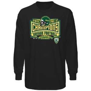 NCAA Oregon Ducks 2011 Pac 12 Football Champions Helmet Long Sleeve T 