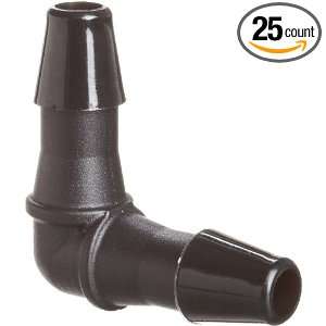Value Plastics L230 2 Elbow Tube Fitting with 200 Series Barbs, 1/8 