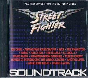 Street Fighter Soundtrack CD Ice Cube NAS LL Cool J  