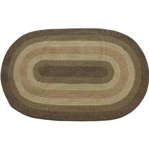     Heather Mountains   Oval Braided Rug (3 x 5)