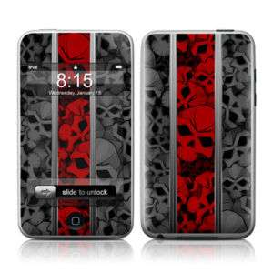iPod Touch 2nd Generation Skin Case Cover Decal Skulls  