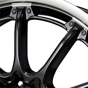 New 18X7 5x100/5x114.3 DRAG Black Wheels/Rims  