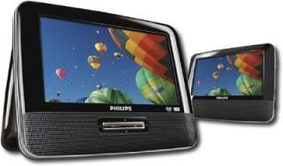 Philips   7 Widescreen Portable DVD Player with Dual Screens   Model 