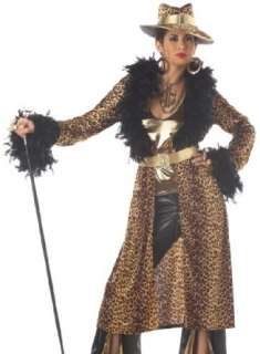  Costumes 1970s 1970s 70s Lady Pimp Animal Print Leopard Costume 