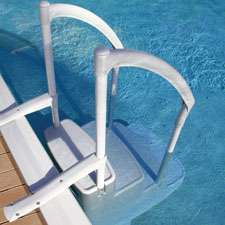 Deluxe Above Ground Swimming Pool Stair Case Steps  