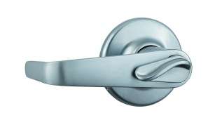  Kwikset 730KNL Kingston Privacy Door Lever Lock Handle Satin Chrome