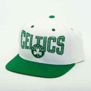  Boston Celtics Adidas NBA Name & Logo Snap Back Hat 