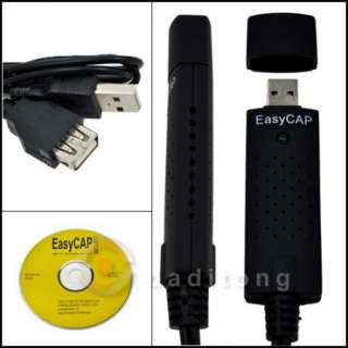 USB 2.0 Video capture Adapter With Audio TV DVD to PC  