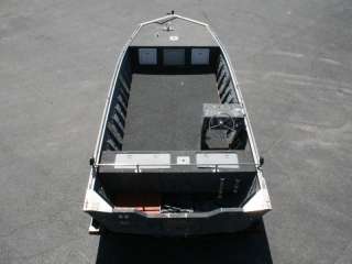 1998 Landau WeldTek 2069MV 20 Wide Jon River Fishing Aluminum Boat 