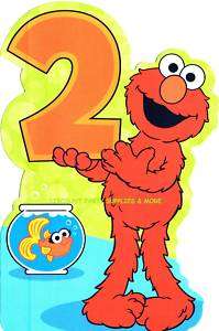 Sesame Street Elmo & Dorothy 2nd Birthday Greeting Card  
