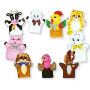    Puppet Combo   9 different felt animal puppets   Kit Toys & Games