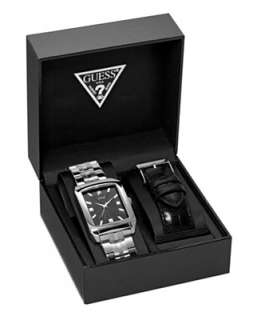 GUESS Watch, Mens Interchangeable Strap Boxed Set U10516G1   Jewelry 