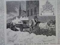 1897 Snow Ice Melting Street Plow Machine Antique Mag.  