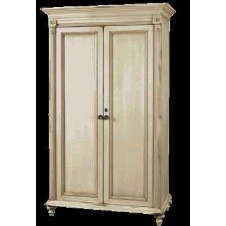   Row   Antique Cream Armoire by Durham Furniture