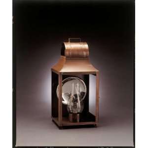 Northeast Lantern 9051 DAB LT3 CLR Culvert Top Wall Dark Antique Brass 