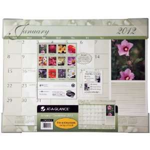  AT A GLANCE Visual Organizer Recycled Antique Floral Desk 