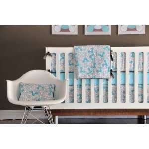  Inspired Geo Aqua Crib Bedding Set Baby