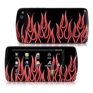 Archos 43 Internet Tablet Skin (High Gloss Finish)   Red Neon Flames
