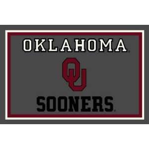  Logo Rugs Oklahoma Sooners 4x6 Area Rug