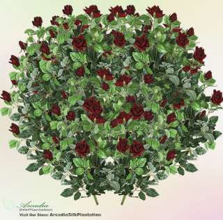 324 Rose n Bud Silk Flowers 22 Artificial Plants 385R  