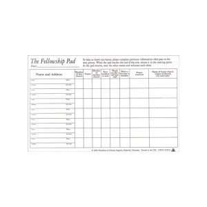  Attend Pad Attendance Pads (50 Sheets) (5 Pack 