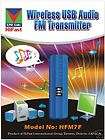 HiFast Wireless PC USB Sound Card FM Transmitter HFM7U  