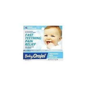Baby Orajel Teething Pain Medicine, Gel, Cherry Flavor 0.33 Oz (2 Pack 