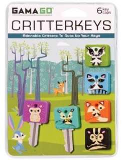 Gama Go Critter Keys Silicone Forest Animal Key Caps / Covers 