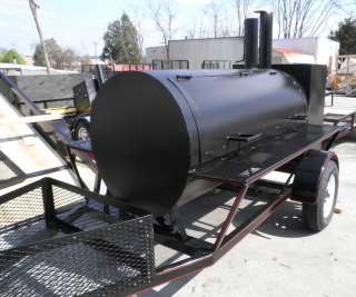 12 Competition BBQ Trailer w/ Warming Box Two Sided Grill
