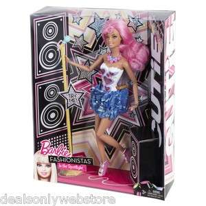   BARBIE FASHIONISTAS Girls Cutie Collectable Lights & Sound Barbie Doll