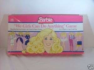 Barbie games 1986 #4761 24 Board Game Mattel Games  