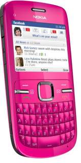   NEW NOKIA C3 IN PINK SOCIAL UNLOCKED PLUS 2GB 6438158188013  